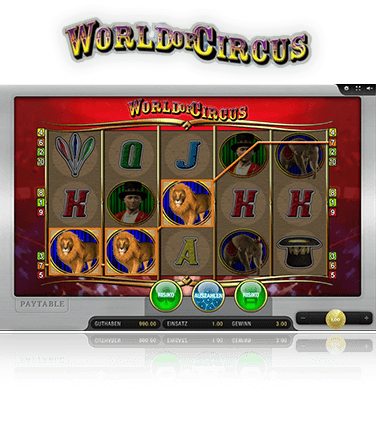 Merkur World of Circus Spiel