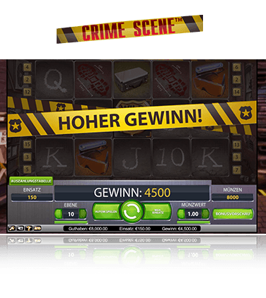 NetEnt Crime Scene Spiel